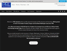 Tablet Screenshot of prlinsurance.com